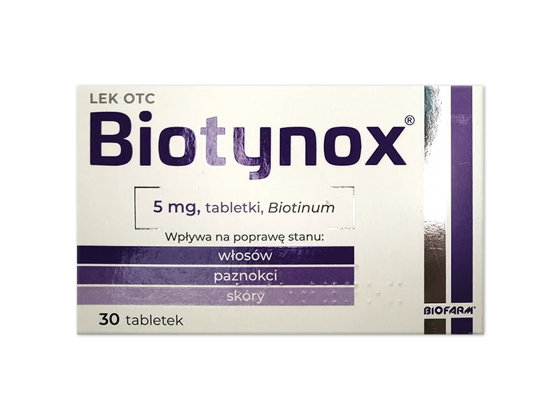 Zdjęcie Biotynox, tabletki, 5 mg