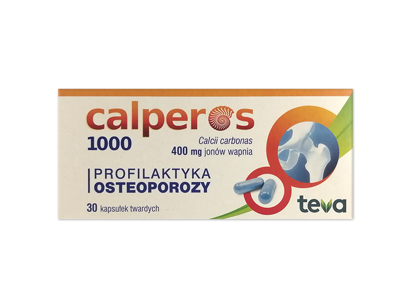 Calperos 1000, kapsułki twarde, 400 mg