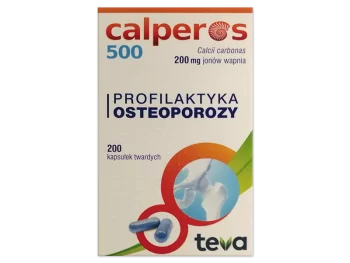 Zdjęcie produktu Calperos 500, kapsułki twarde, 200 mg