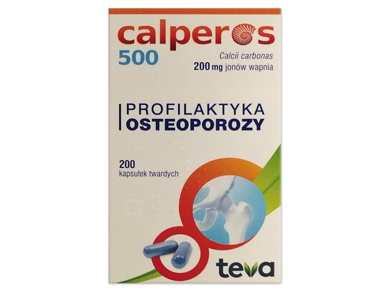 Calperos 500, kapsułki twarde, 200 mg