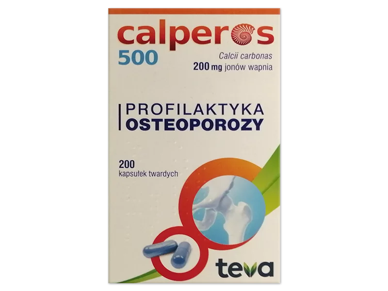 Zdjęcie Calperos 500, kapsułki twarde, 200 mg