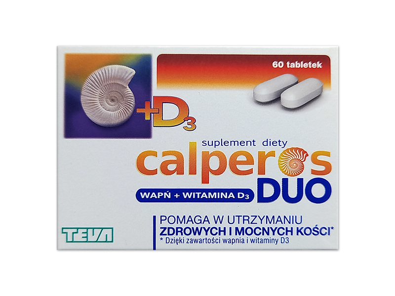 Calperos Duo, tabletki, 500 mg+880 j.m.