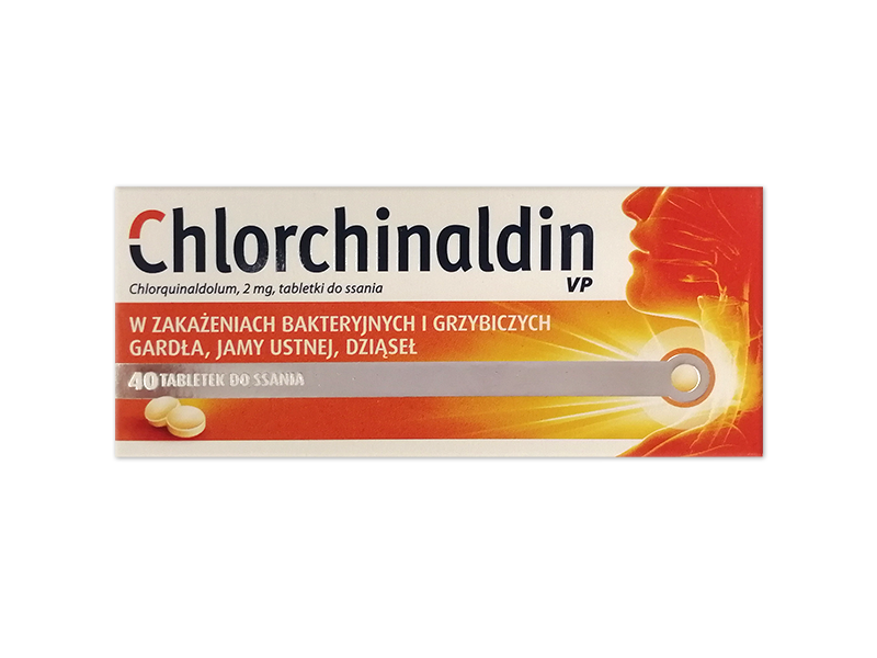 Chlorchinaldin VP, tabletki do ssania, 2 mg