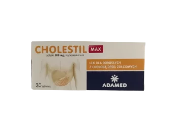 Zdjęcie produktu Cholestil Max, tabletki, 200 mg