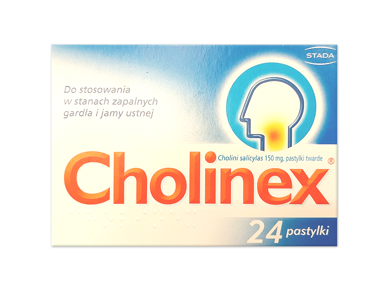 Cholinex, pastylki do ssania, 150 mg