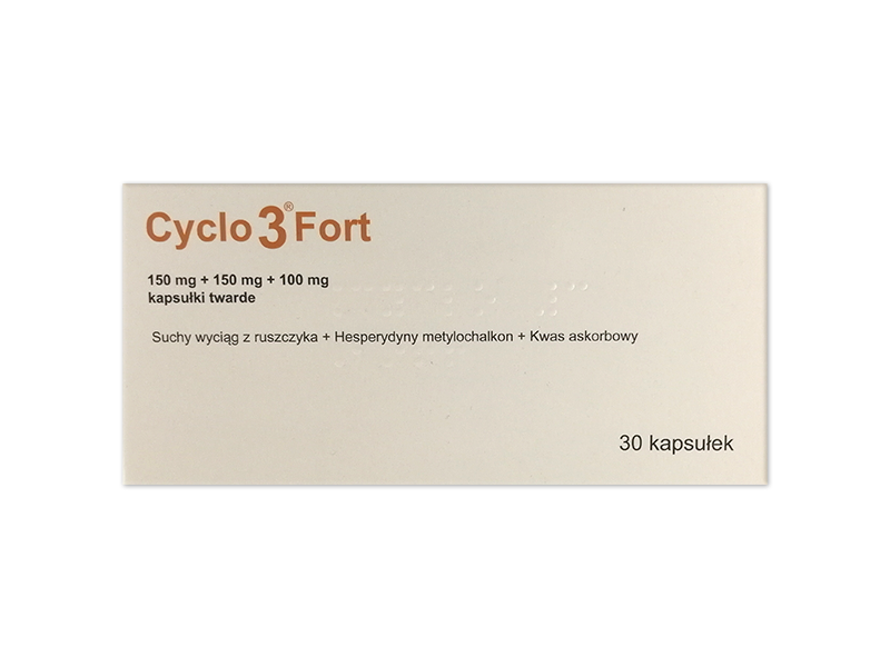 Cyclo 3 Fort, kapsułki, 150 mg+150 mg+100 mg