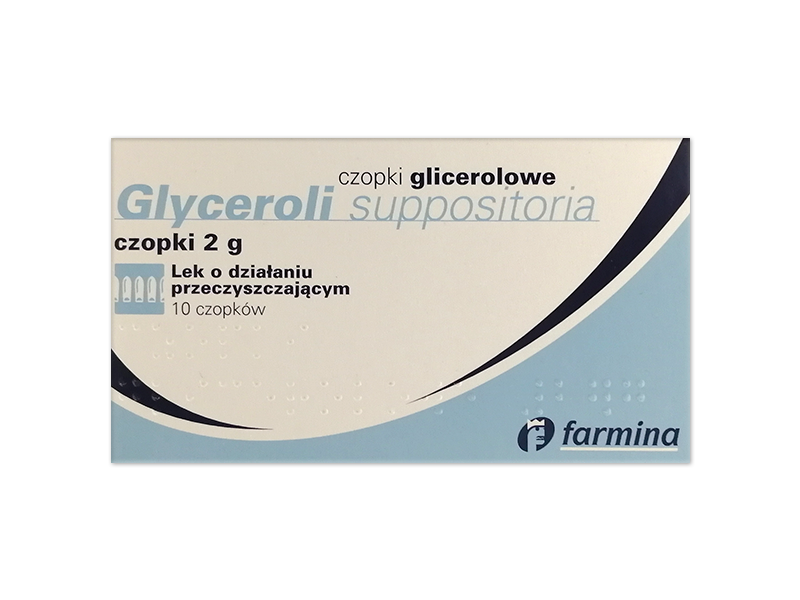 Czopki glicerolowe, 2g/Farmina