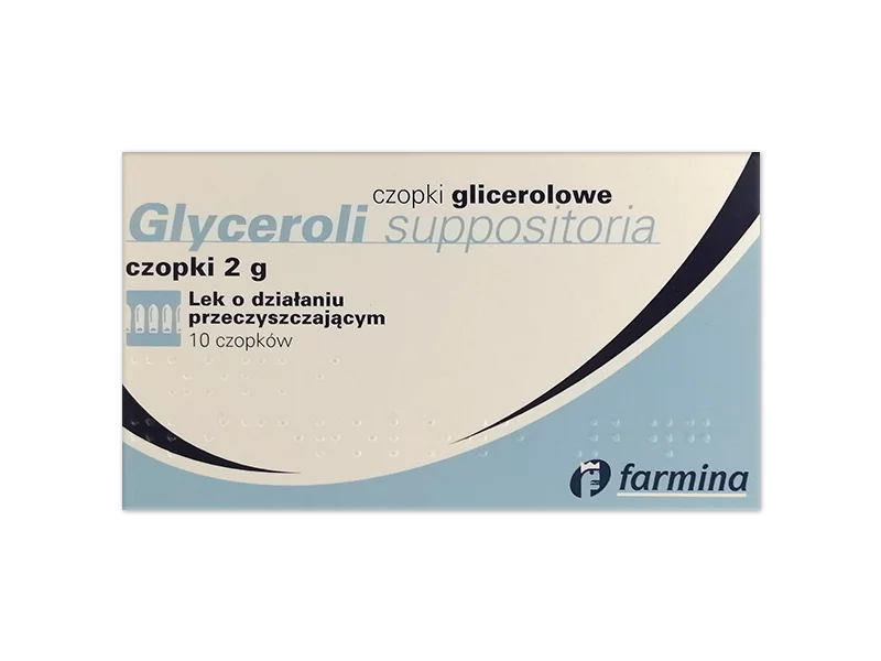 Zdjęcie Czopki glicerolowe, 2g/Farmina