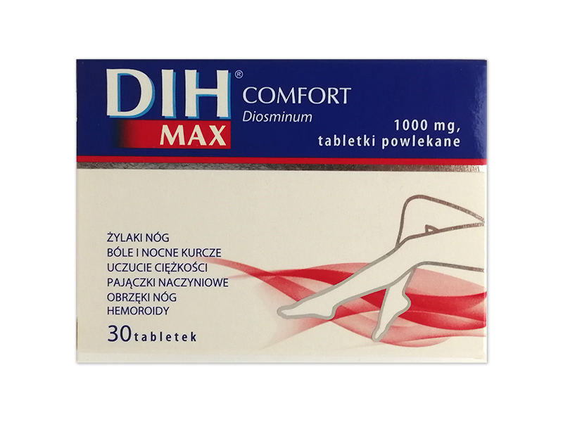 DIH Max, tabletki powlekane, 1000 mg