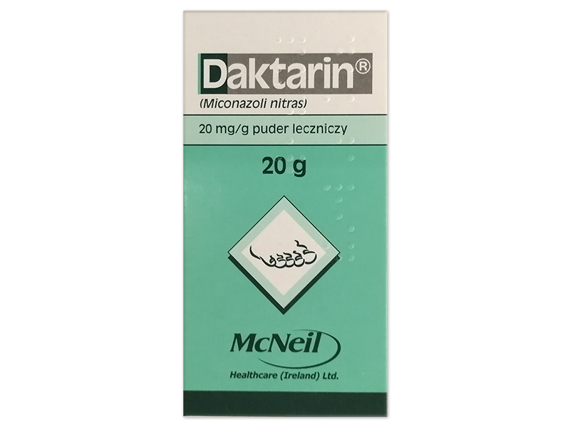 Daktarin, puder, 20 mg/g