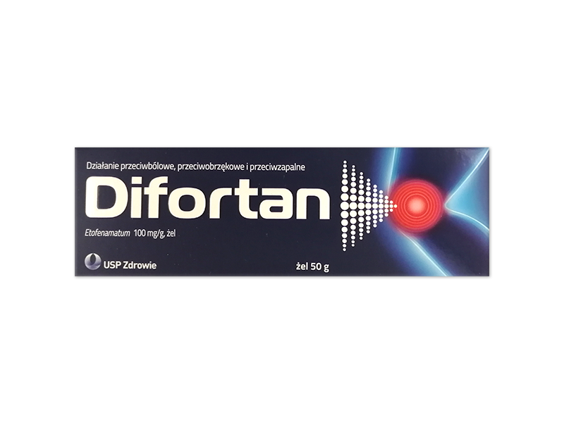 Difortan, żel, 100 mg/g