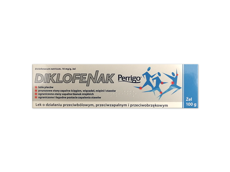 Diklofenak Perrigo, żel, 10 mg/g