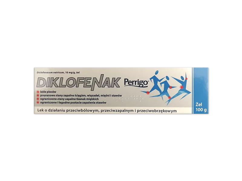 Zdjęcie Diklofenak Perrigo, żel, 10 mg/g