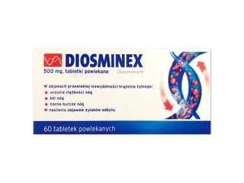 Zdjęcie produktu Diosminex, tabletki powlekane, 500 mg