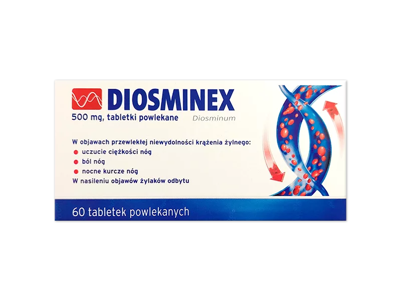 Zdjęcie Diosminex, tabletki powlekane, 500 mg