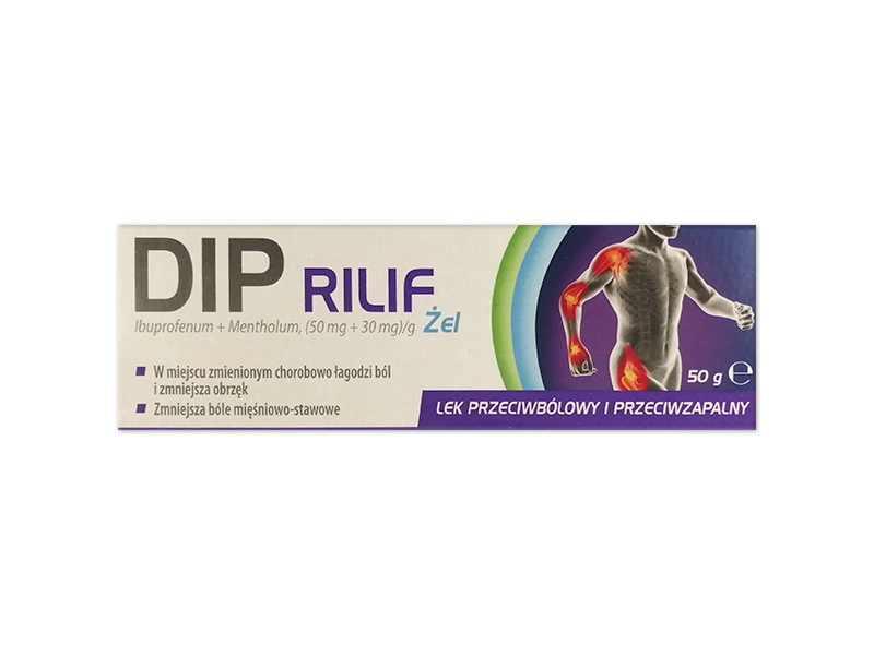 Dip Rilif, żel, 50 mg+30 mg/g