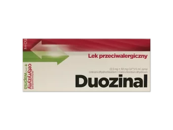 Zdjęcie produktu Duozinal, syrop, 2,5 mg+58 mg Ca2+/5 ml