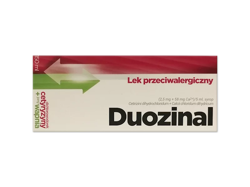 Zdjęcie Duozinal, syrop, 2,5 mg+58 mg Ca2+/5 ml