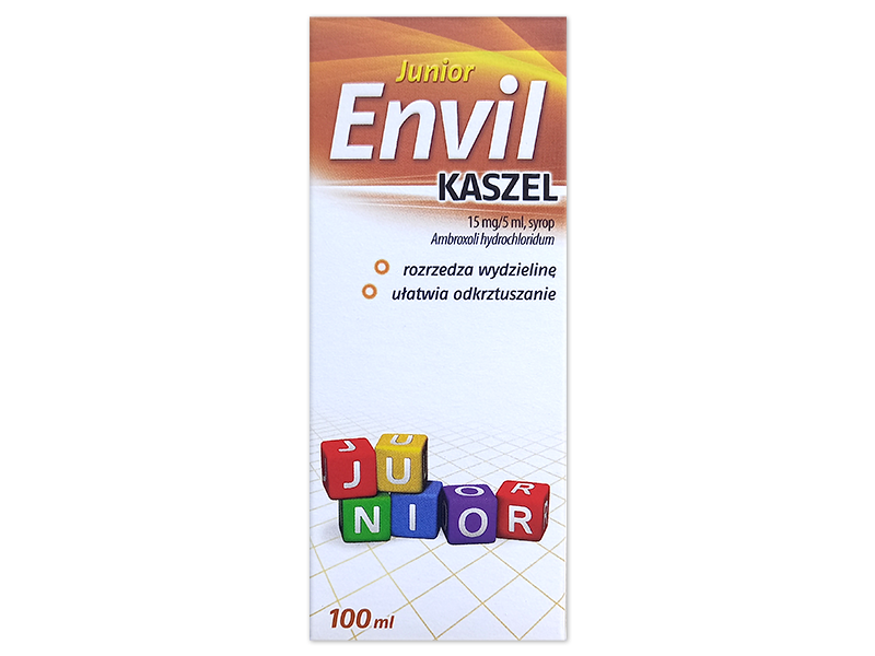 Envil Kaszel Junior, syrop, 15 mg/5 ml