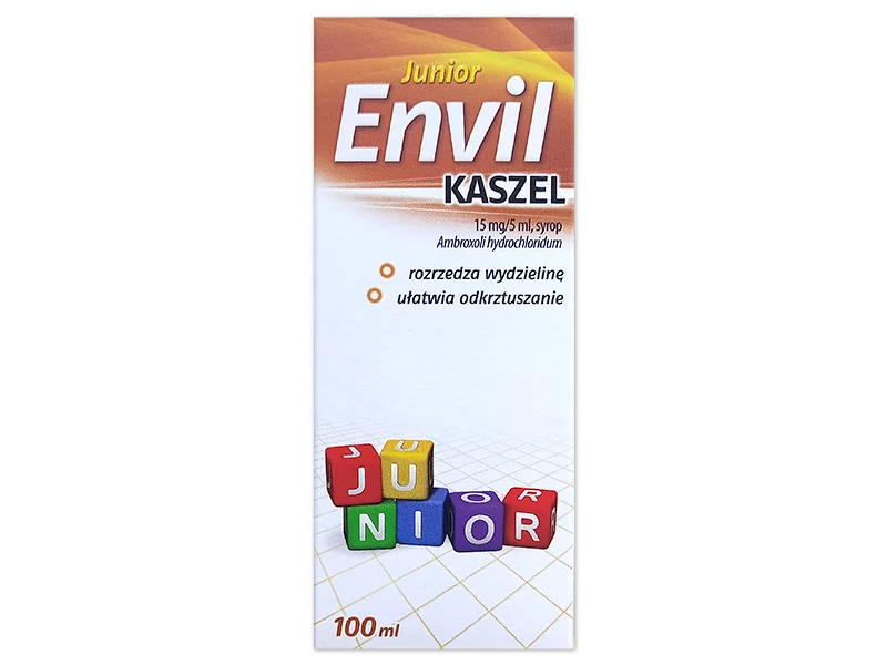 Zdjęcie Envil Kaszel Junior, syrop, 15 mg/5 ml