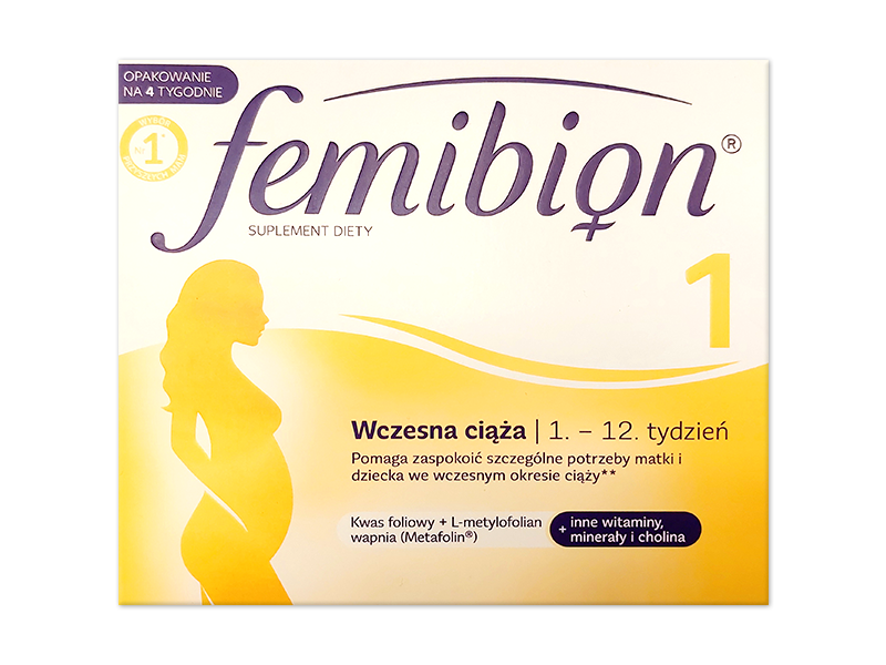 Femibion 1 wczesna ciąża, tabletki powlekane