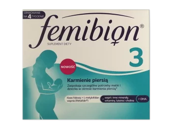 Zdjęcie produktu Femibion 3 Karmienie piersią, tabletki powlekane+kapsułki miękkie