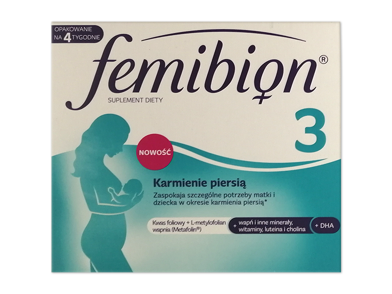 Femibion 3 Karmienie piersią, tabletki powlekane+kapsułki miękkie