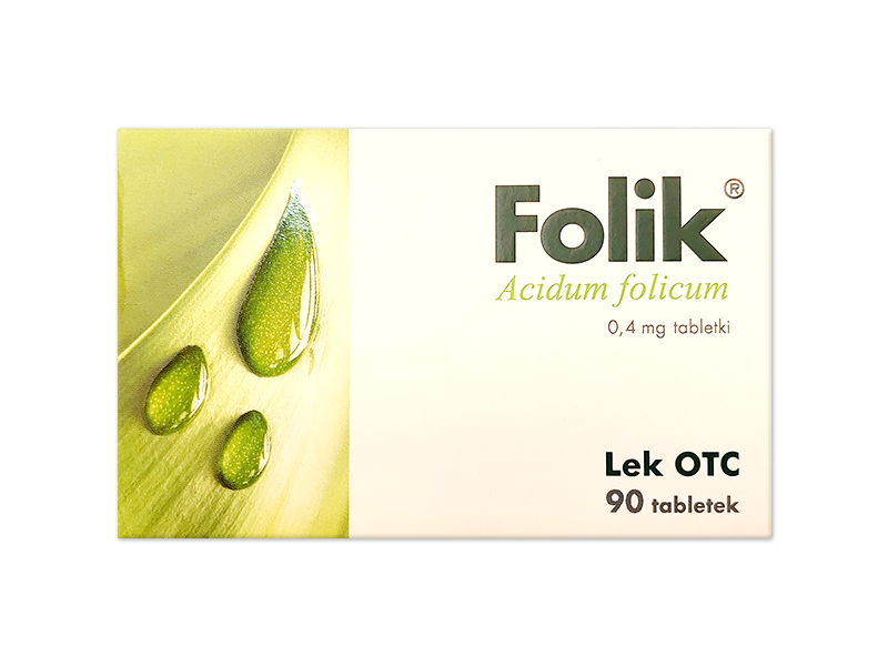 Folik, tabletki, 0,4 mg