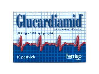 Zdjęcie produktu Glucardiamid, pastylki do ssania, 125 mg + 1500 mg