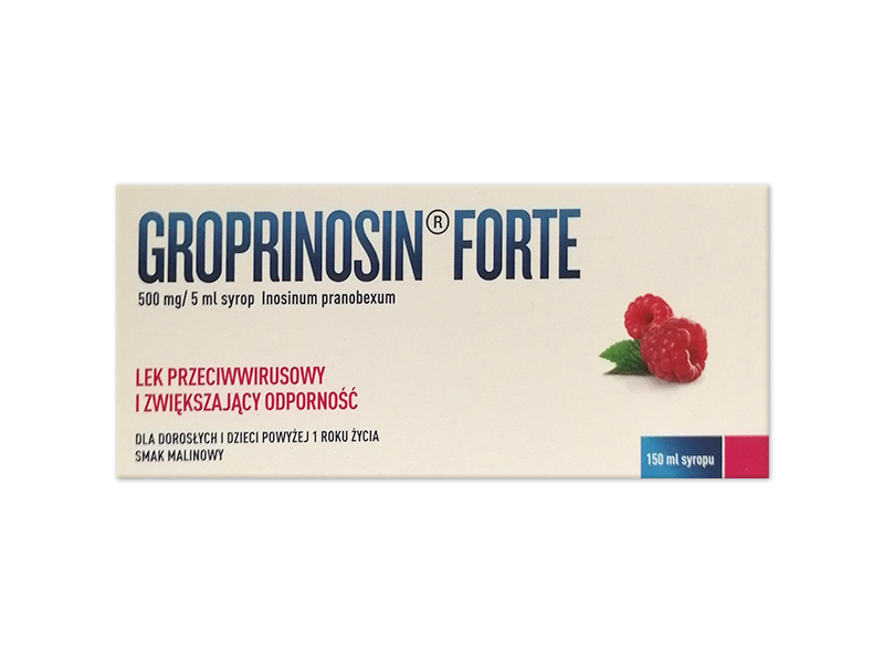 Groprinosin Forte, syrop, 500 mg/5 ml