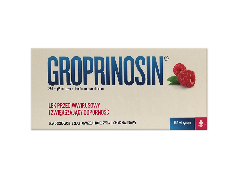 Groprinosin, syrop, 50 mg/ml