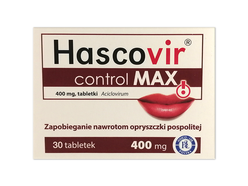 Hascovir Control Max, tabletki, 400 mg