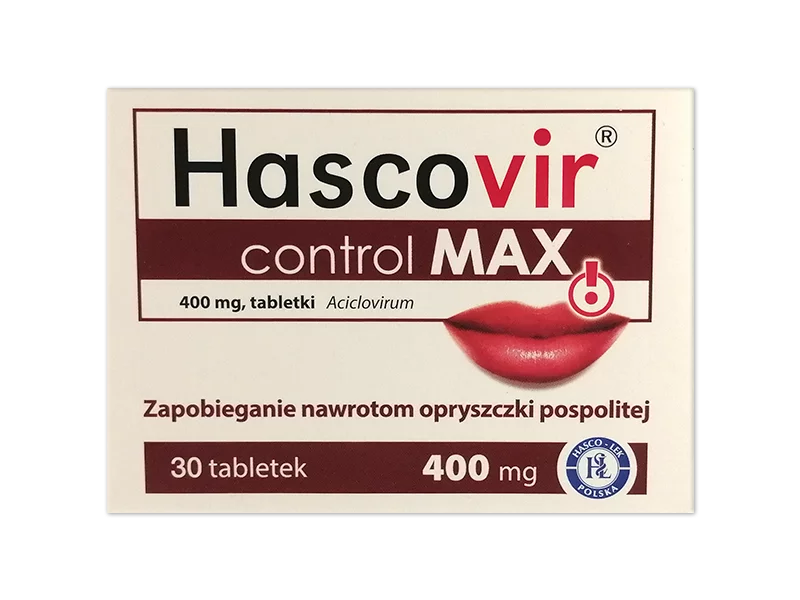 Zdjęcie Hascovir Control Max, tabletki, 400 mg