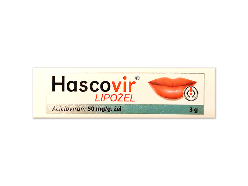 Hascovir Lipożel Pro, żel, 50 mg/g