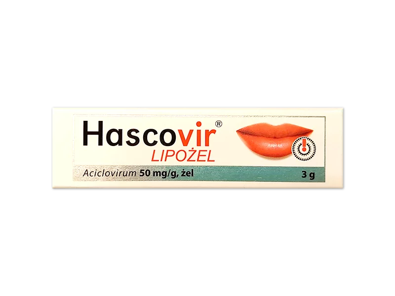 Zdjęcie Hascovir Lipożel Pro, żel, 50 mg/g