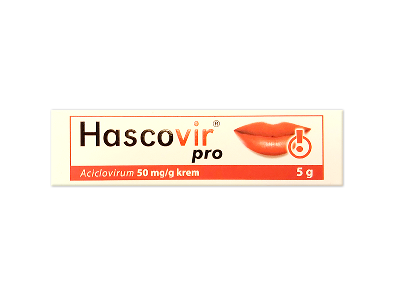 Hascovir pro, krem, 50 mg/g