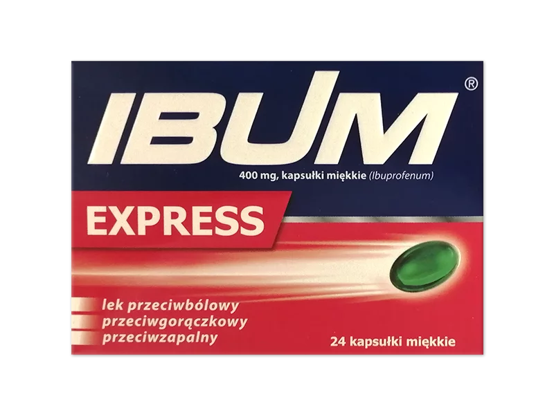 Zdjęcie Ibum Express, kapsułki miękkie, 400 mg