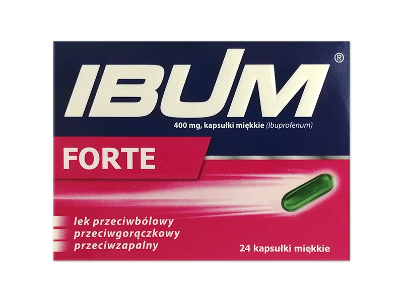 Zdjęcie Ibum Forte, kapsułki miękkie, 400 mg