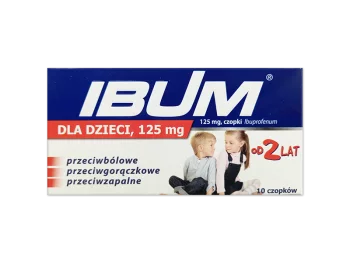 Zdjęcie produktu Ibum dla dzieci, czopki, 125 mg