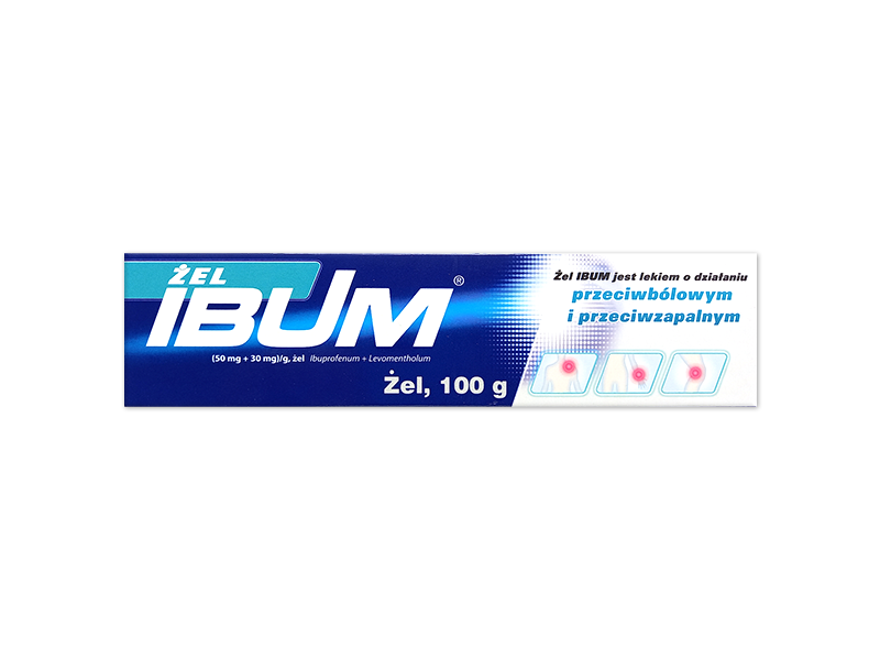 Ibum, żel, 50 mg+30 mg/g