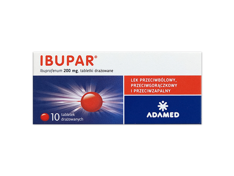 Ibupar, tabletki drażowane, 200 mg