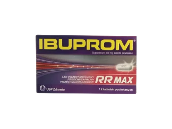 Zdjęcie produktu Ibuprom RR Max, tabletki powlekane, 400 mg