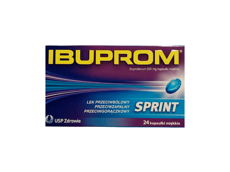 Ibuprom Sprint, kapsułki miękkie, 200 mg