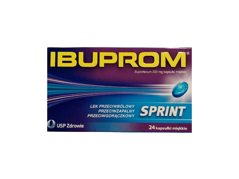 Zdjęcie Ibuprom Sprint, kapsułki miękkie, 200 mg