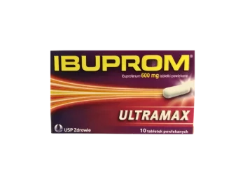 Zdjęcie produktu Ibuprom Ultramax, tabletki powlekane, 600 mg