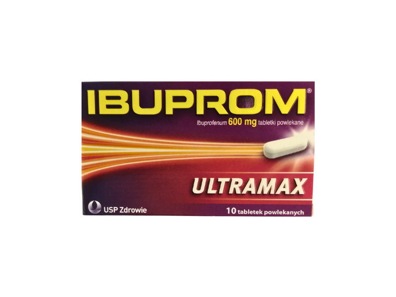 Ibuprom Ultramax, tabletki powlekane, 600 mg