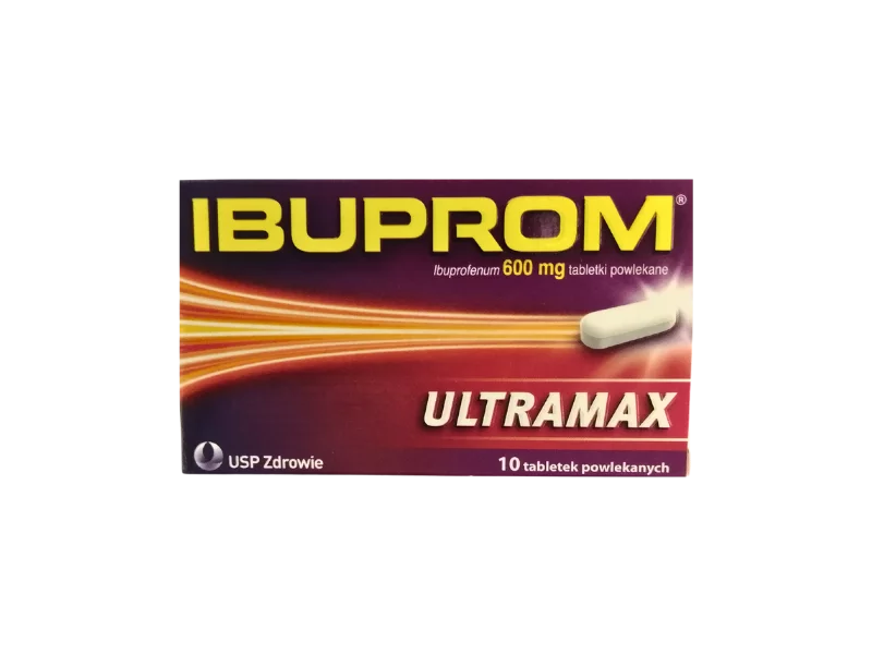 Zdjęcie Ibuprom Ultramax, tabletki powlekane, 600 mg