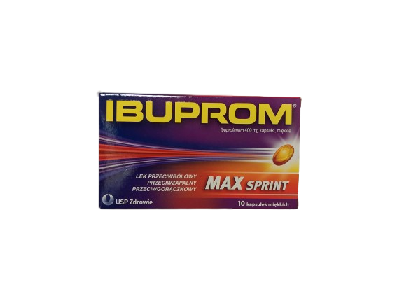 Ibuprom Max Sprint, kapsułki miękkie, 400 mg