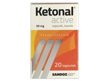 Zdjęcie produktu Ketonal Active, kapsułki twarde, 50 mg