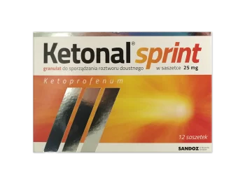 Zdjęcie produktu Ketonal Sprint, saszetki, 25 mg